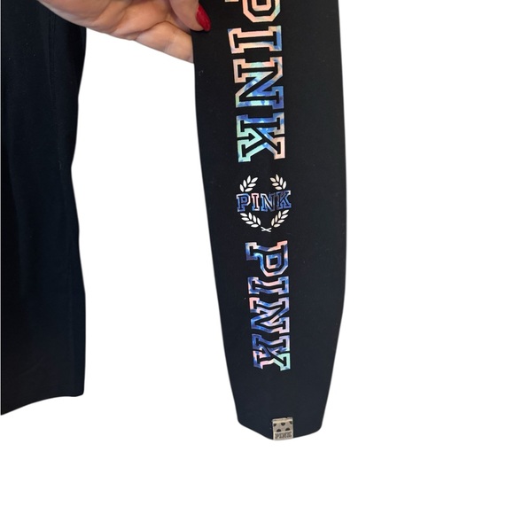 PINK Victoria's Secret Leggings with Logo Waistband  XSMALL   #U - Picture 3 of 6